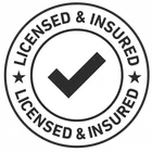 Licensed and Insured Badge